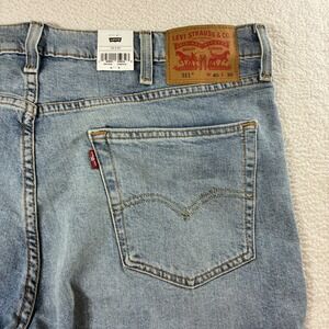 Levis 511 Slim Jeans Mens 40x30 Blue Light Wash Stretch Performance Casual NWT
